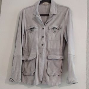 Jakett leather S Baby Blue